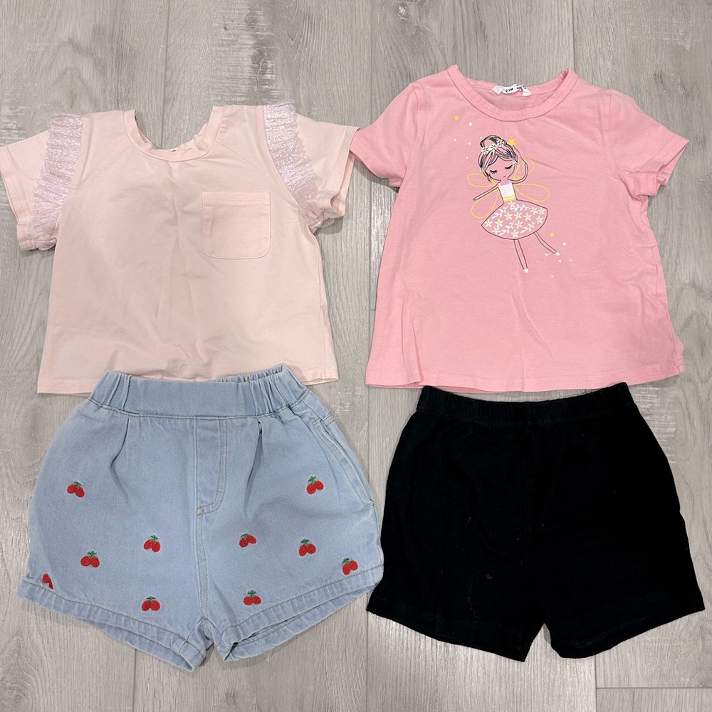 Cotton shirt and top set bundle